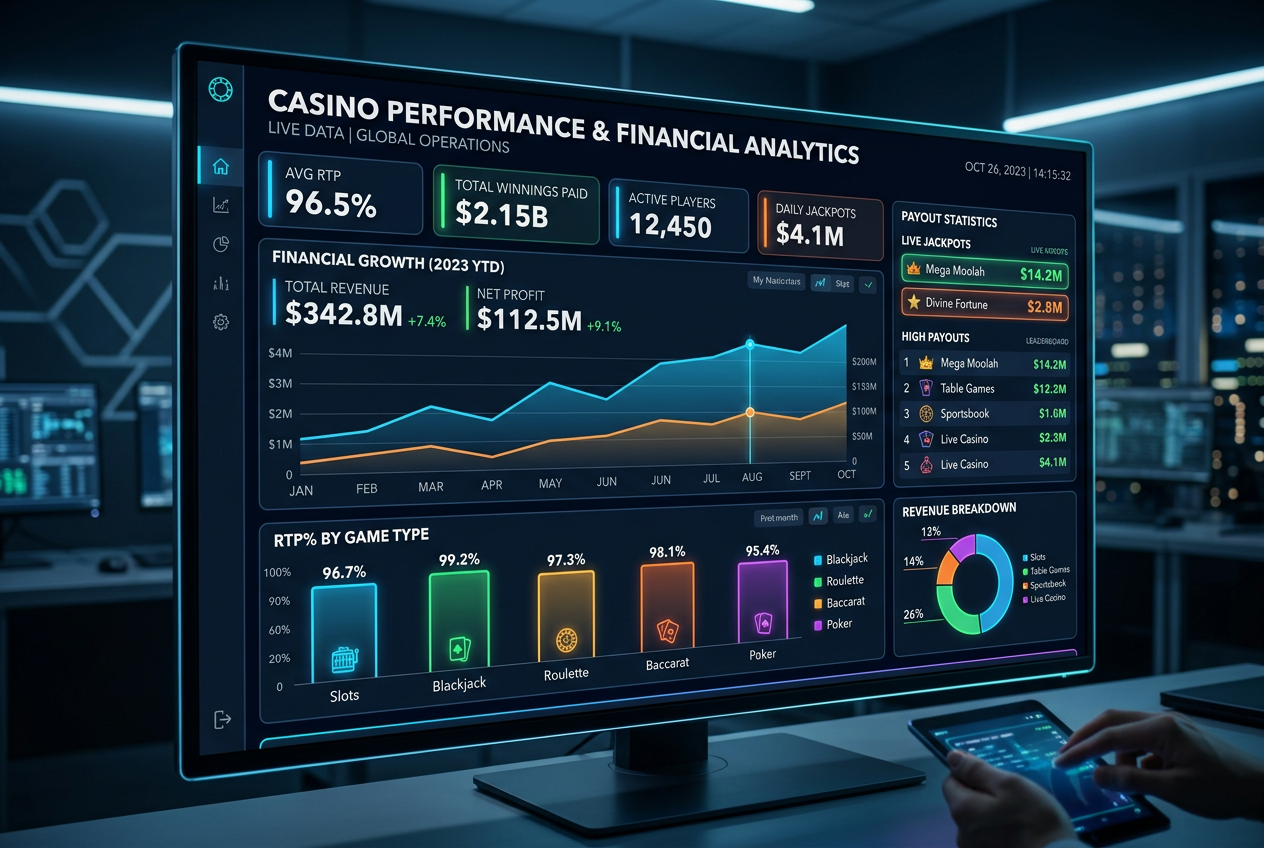 Analityka statystyczna wypłacalności kasyn i wskaźniki RTP