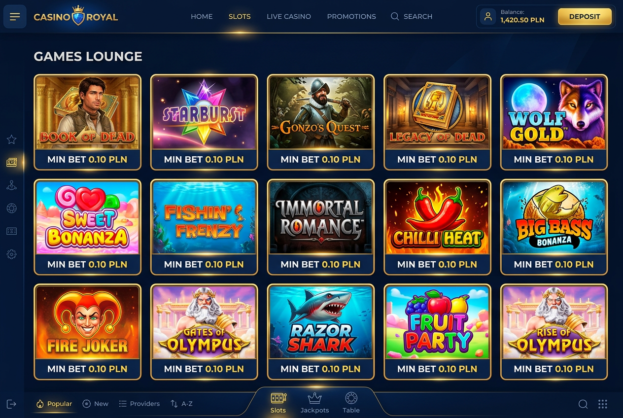 Przegląd gier kasynowych z niskimi stawkami zakładu